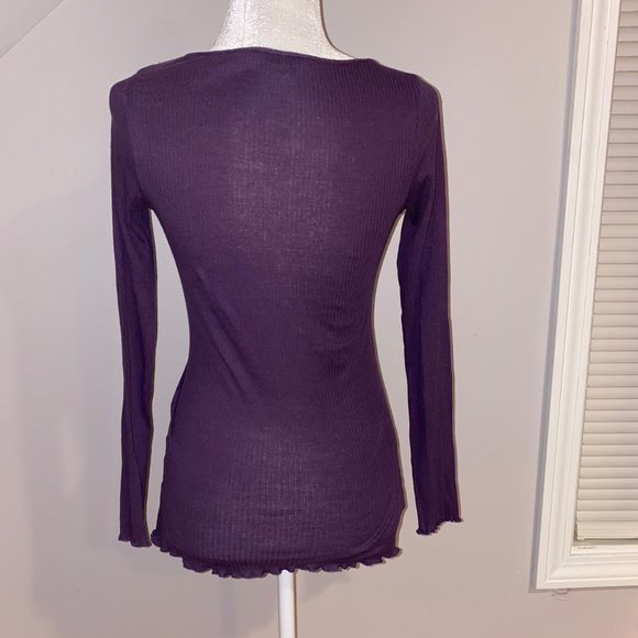 SOLD | Denim & Supply Drop-Needle Cotton Henley ASO Elena Gilbert - Picture 4 of 4